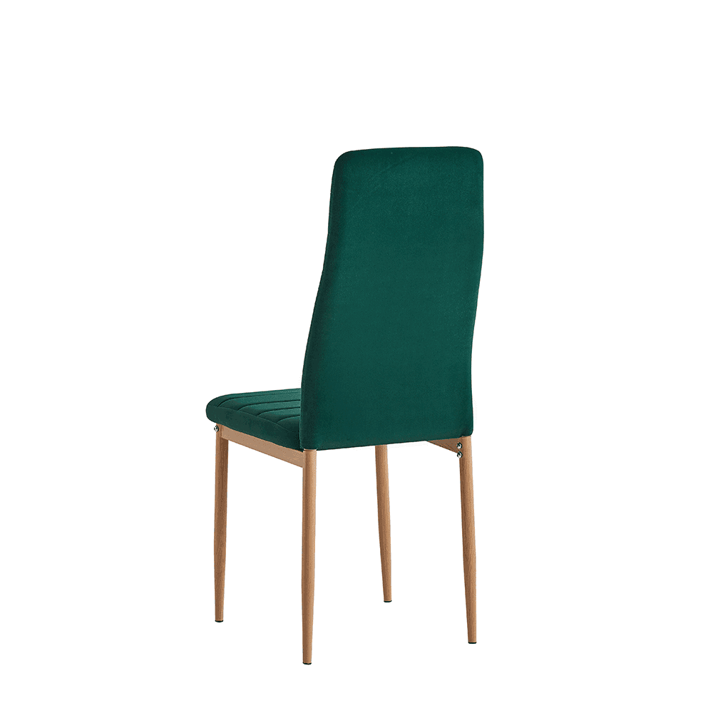 Scaun, tesatura de catifea smarald / stejar, Coleta Nova 7