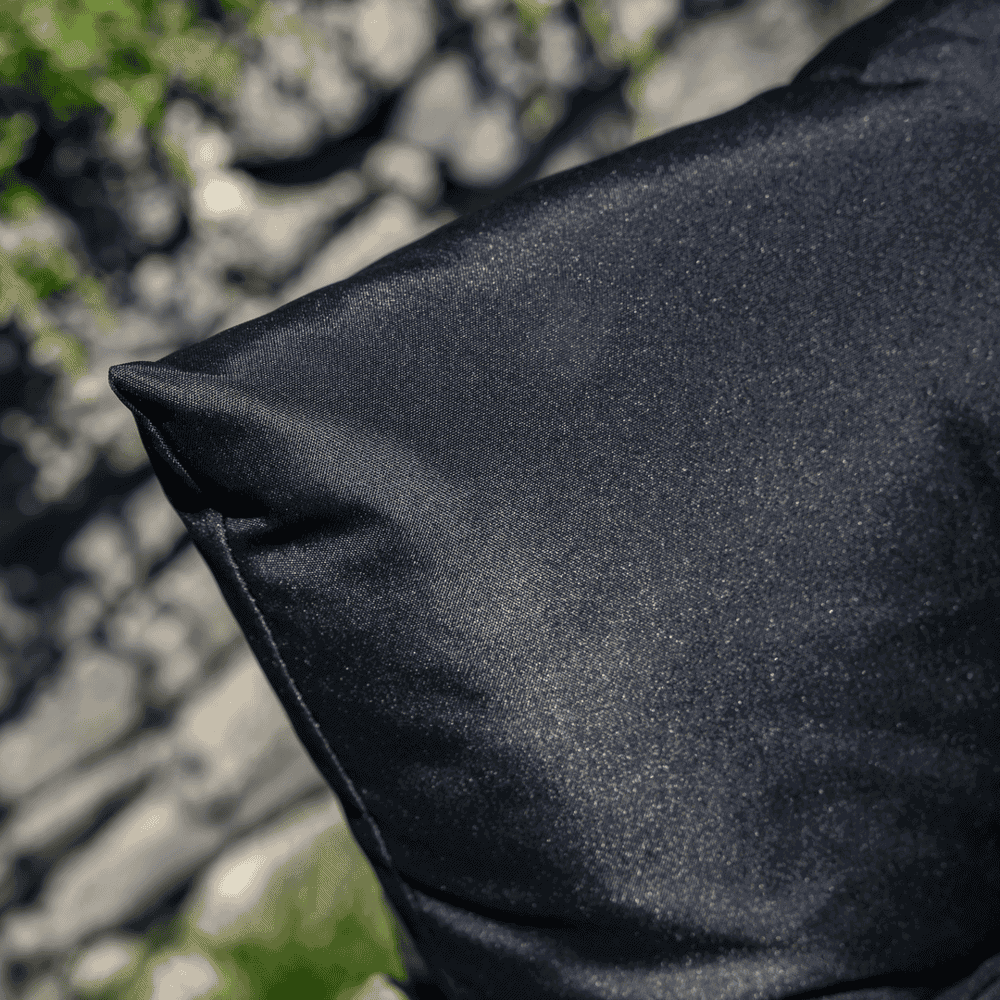 Set de gradina din ratan, maro deschis / negru, MADUL 5