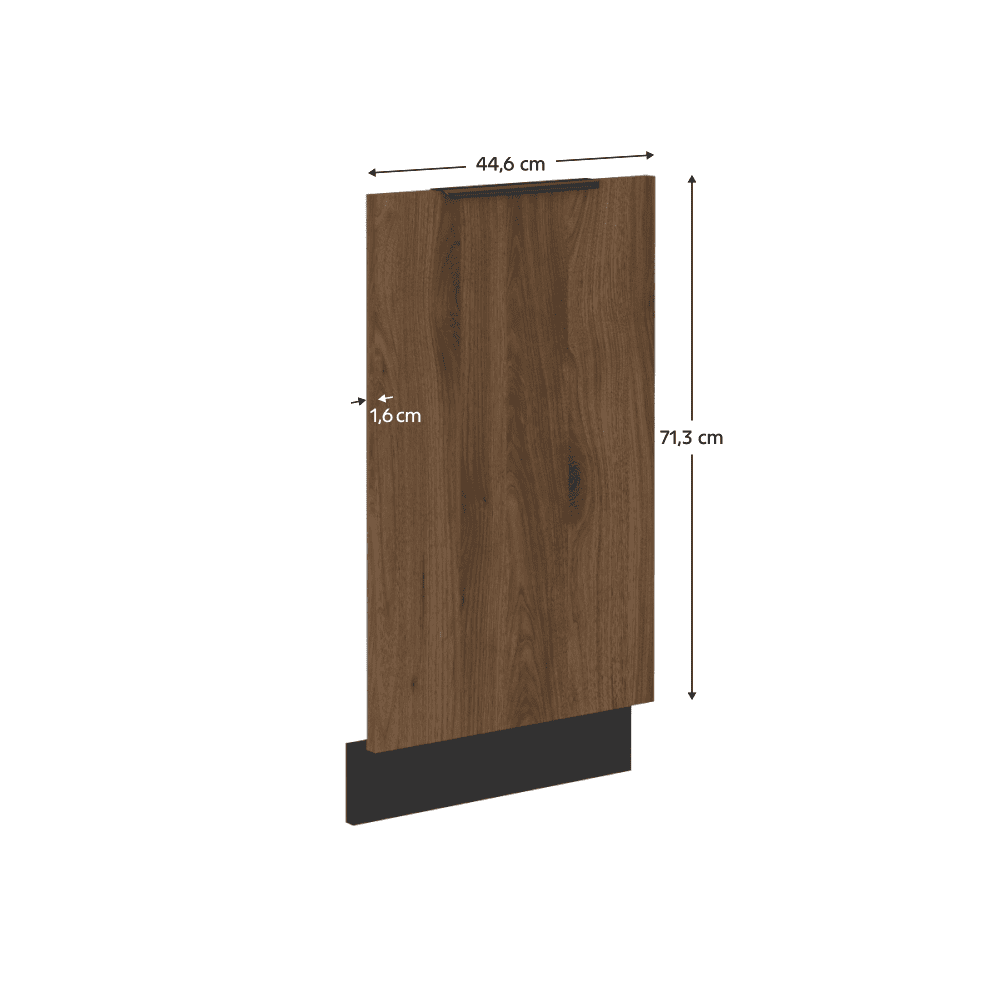 Usa pentru masina de spalat vase, nuc okapi/negru, MENZO ZM 713x446 4