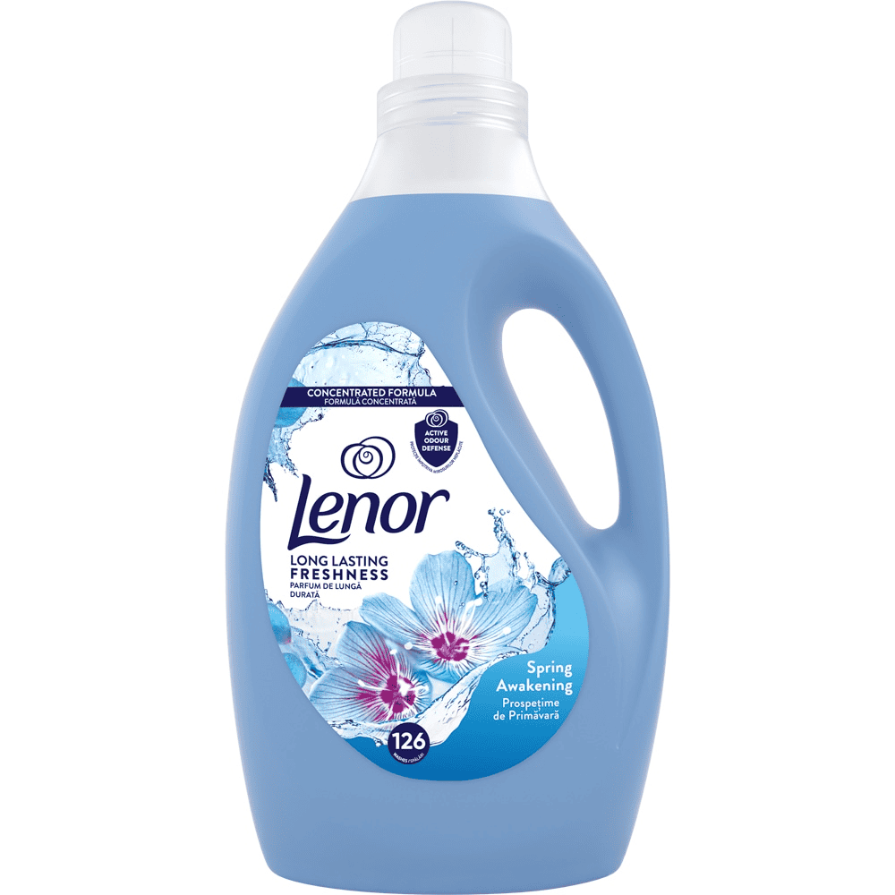 Balsam de rufe Lenor Spring Awakening, aroma fresh florala inspirata de primavara, 126 spalari, 2.65 l