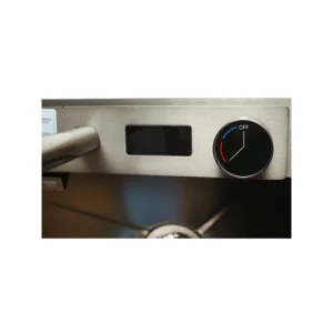 Chiuveta bucatarie multifunctionala cu doua baterii, otel inoxidabil, afisaj digital temperatura, functie cascada, dozator sapun, scurgator, tava, tocator si accesorii scurgere incluse, 75x46x23.5cm Cod: DISMT04