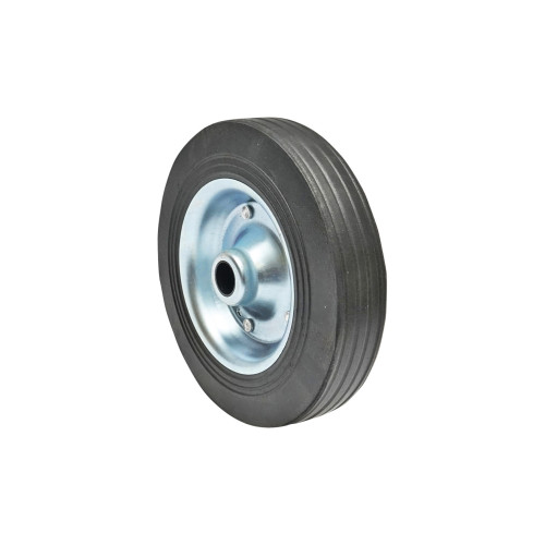 Roata de cauciuc 200X50mm cu janta metalica pentru roata de sprijin remorca prindere pe ax fi20mm Cod: BK90285 6
