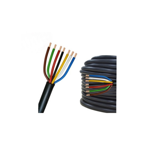 Cablu instalatie remorca 7 fire 7x1,5mm pret pe metru Cod: GZ715