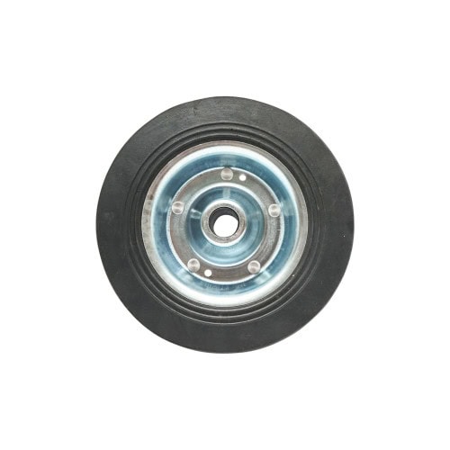 Roata de cauciuc 200X50mm cu janta metalica pentru roata de sprijin remorca prindere pe ax fi20mm Cod: BK90285 11