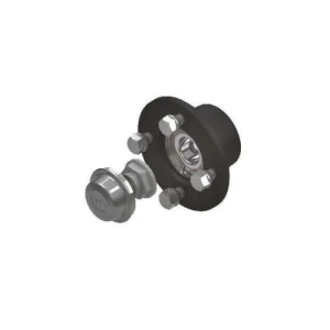 Butuc roata remorca 4x100 cu prezoane M12x1.5 si capac protectie Cod: HC-0203