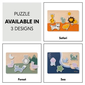 Puzzle din lemn certificat FSC, Hauck, Sea