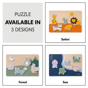 Puzzle din lemn certificat FSC, Hauck, Forest
