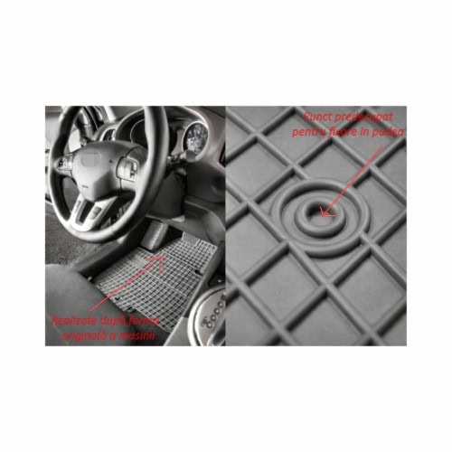 Covoare interior cauciuc El Toro compatibile Volkswagen Golf VII 2012–2019 Cod: 0397 P60