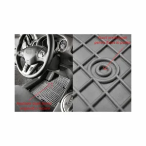 Covoare interior cauciuc El Toro compatibile Fiat Doblo II 5os. 2010-2021 Cod: 0910 P60