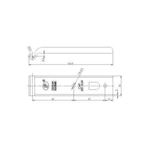Inchizator oblon remorca 450 kg pentru usi metalice sau obloane  Cod: ZB-06