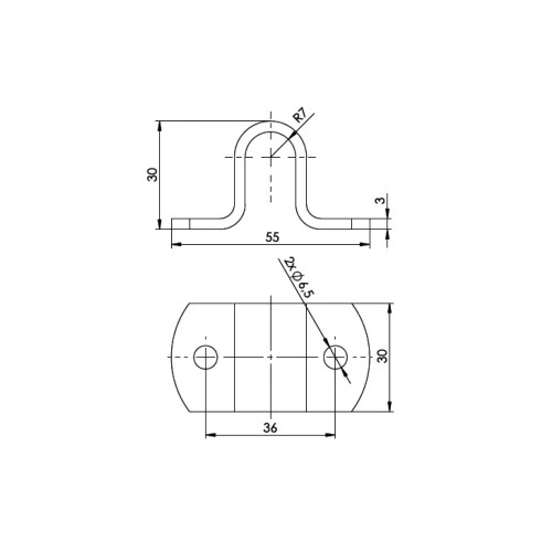 Contraplaca inchizator grea 700 kg pentru remorca sau container Cod: Z-08