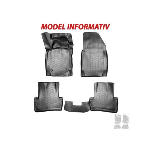 Covoare cauciuc tavita compatibile Peugeot 208 2013-> Cod: 2D 61422 A10 3
