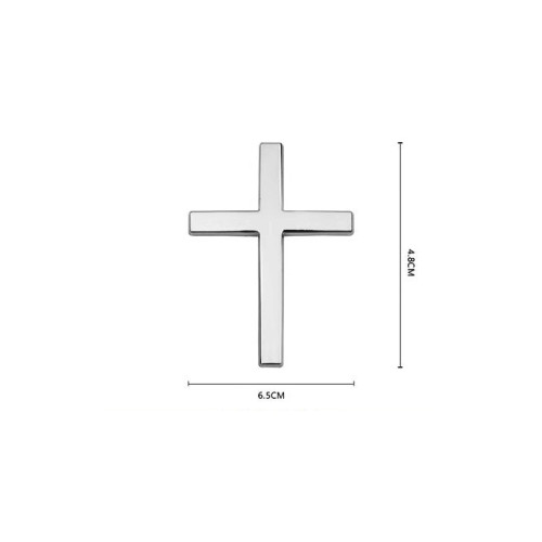 Ornament  metalic "CRUCE" Cromat 4.8cmx6.5cm Cod: JS-18 2