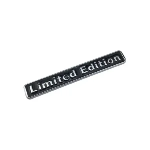 Ornament metalic auto Limited Edition aluminiu crom cu negru 22x2.7 cm Cod: LE-22