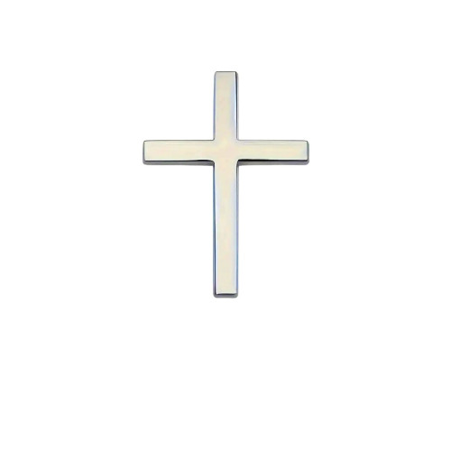 Ornament  metalic "CRUCE" Cromat 4.8cmx6.5cm Cod: JS-18 4
