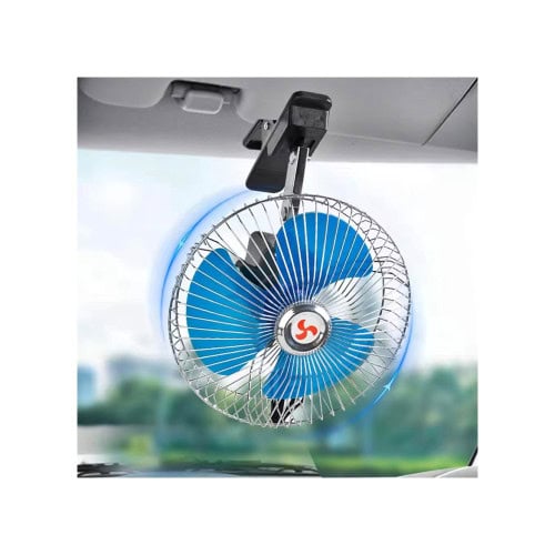 Ventilator auto rotativ 6" 12V cu prindere tip clema Cod: FST-V12106 2