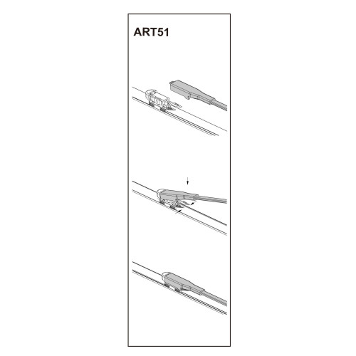 Stergator parbriz pasager PEUGEOT 307 10/2004➝ COD:ART51 28"