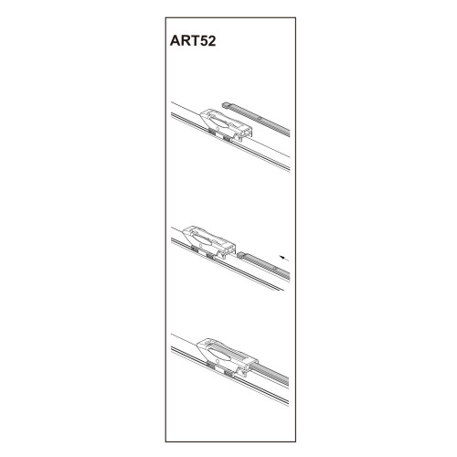 Stergator parbriz sofer PEUGEOTBIPPER 02/2008➝ COD:ART52 26"