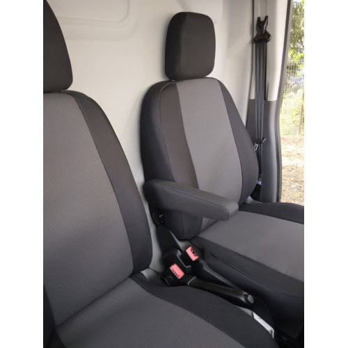 Husa auto dedicate 2+1 FORD TRANSIT 2013-> FRACTIONATE. Calitate Premium 2