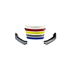 Prelungire bara fata universala spoiler auto negru lucios cu rosu 175 cm din ABS flexibil 4 piese Cod: SP1005-1