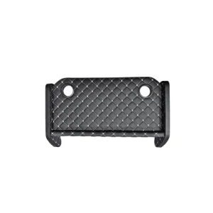 Masa de bord cu 2 suporti pentru pahare ,piele ecologica culoare Negru cusatura Gri compatibila Iveco 2024->