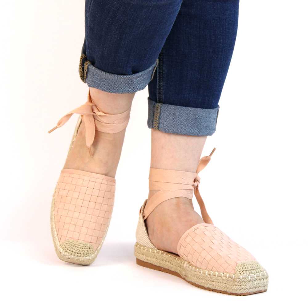 ​Sandale de dama cu platforme joase, usoare si comode 6000312-PINK 2