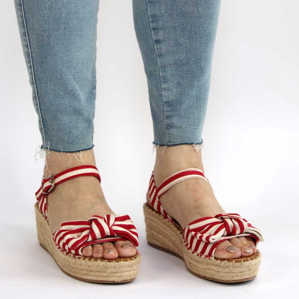​Sandale dama cu platforma Y288-58-RED 2