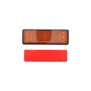 Dreptunghi reflectorizant cu adeziv galben spate 90x32mm Cod: BK98487