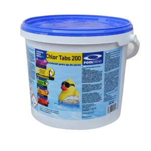 Clor maxi tablete, utilizat pentru tratarea apei din piscine, 5 kg