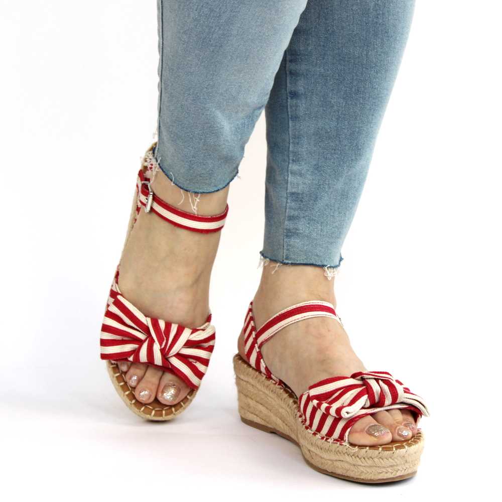 ​Sandale dama cu platforma Y288-58-RED 3