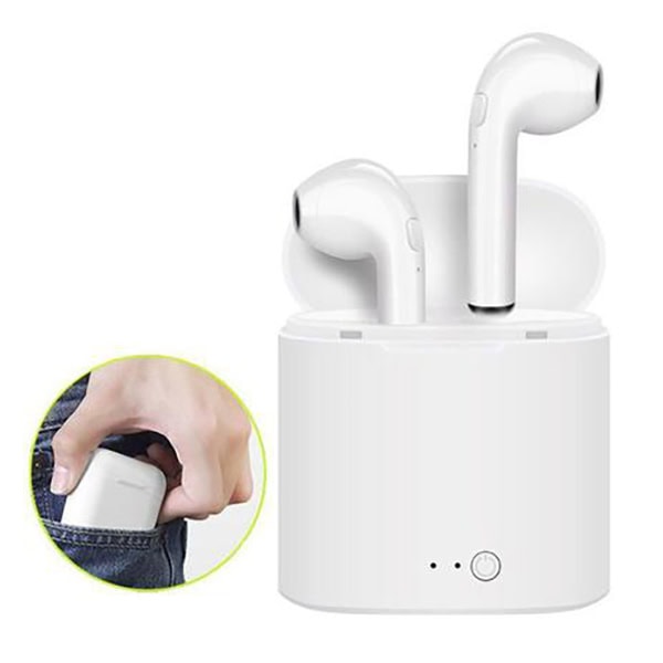Set 2 Casti Bluetooth TWS i7 Mini, toc incarcare, Touch Control 4