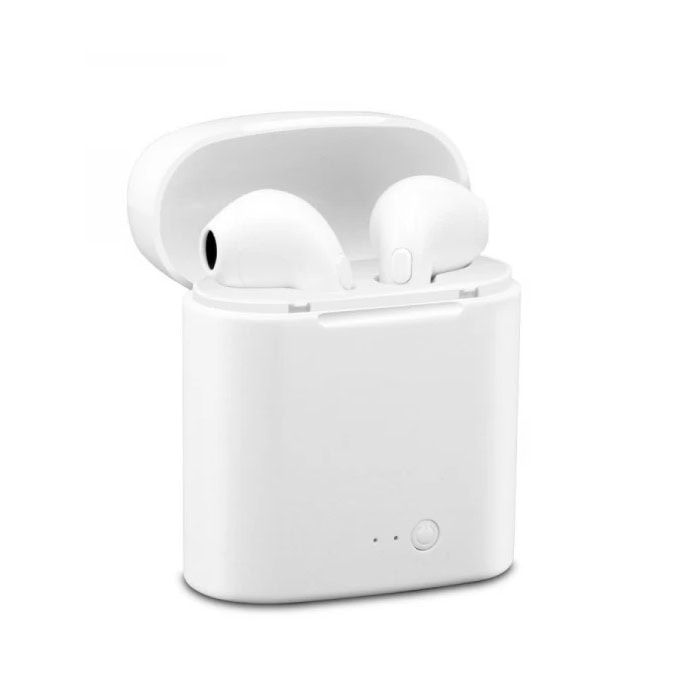 Set 2 Casti Bluetooth TWS i7 Mini, toc incarcare, Touch Control 5