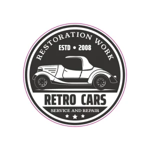 Abtibild "TAG RETRO CARS"  Cod: TAG 020 / T2