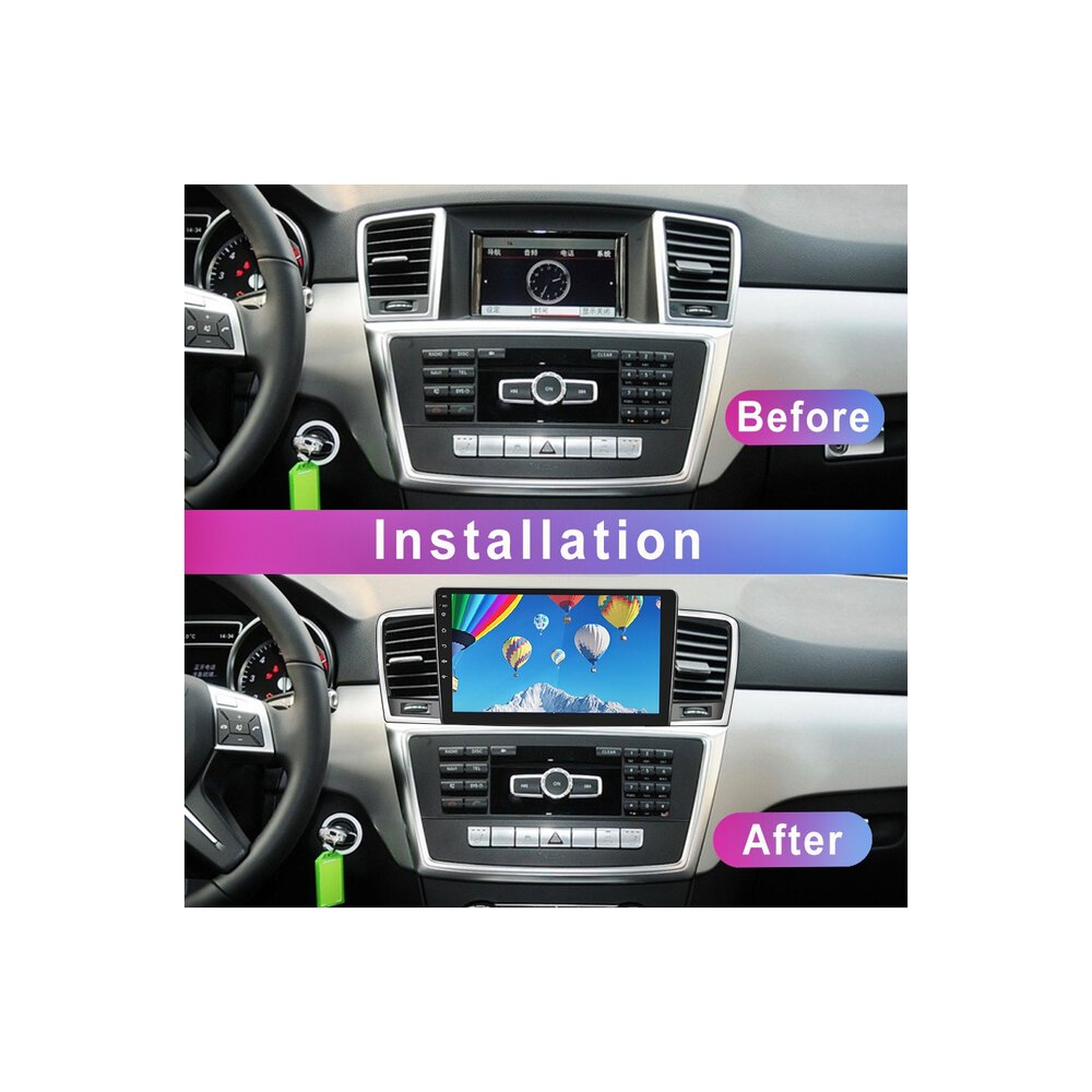 Rama Navigatie 9" cu cablaj si modul canbus  compatibila Mercedes GL-Class GL X166 2012-2015 Cod: NV3094/ GR4 4
