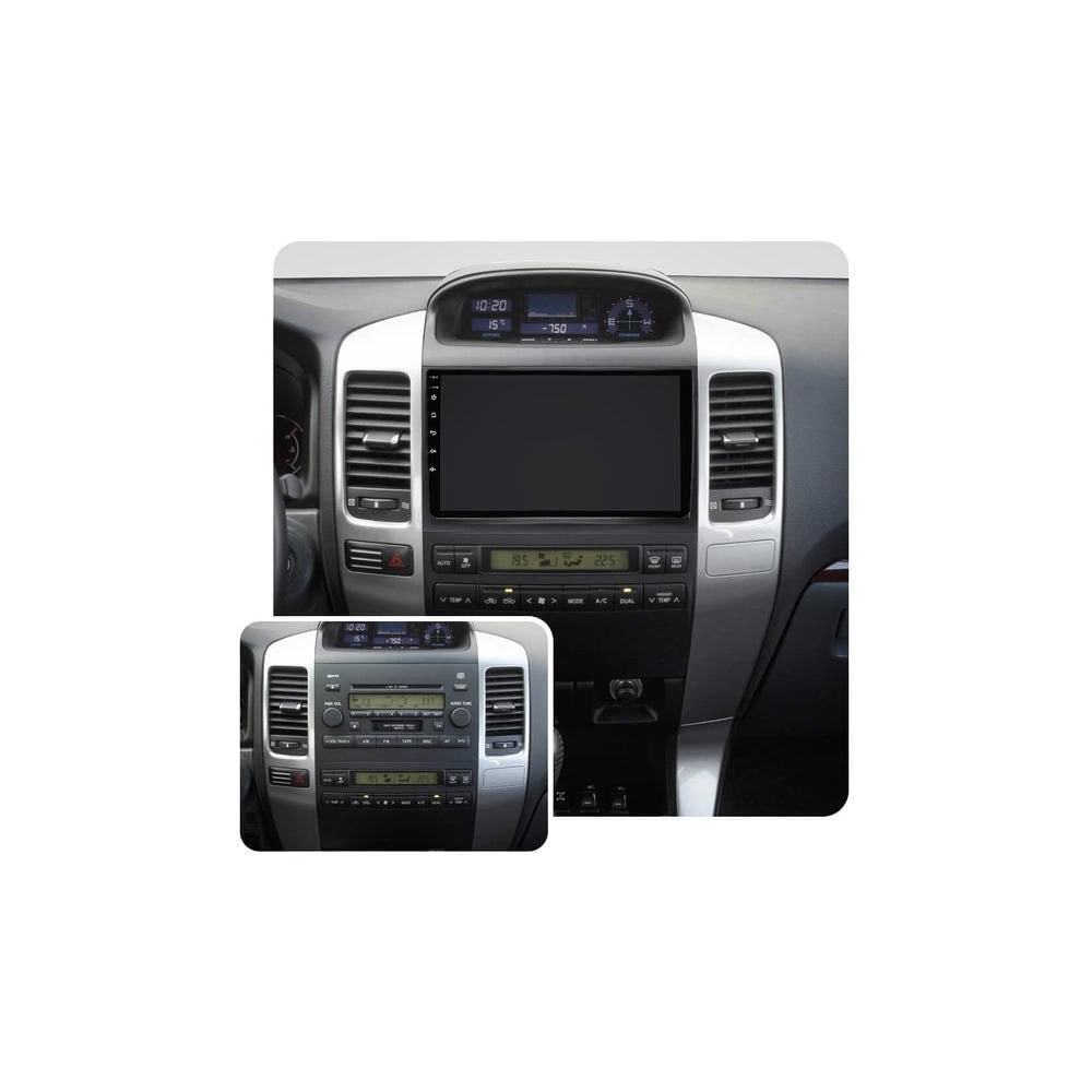 Rama Navigatie 9" cu cablaj si modul canbus compatibila Toyota Land Cruiser Prado J120 2002-2010 Cod: NV3210 / GR1 4