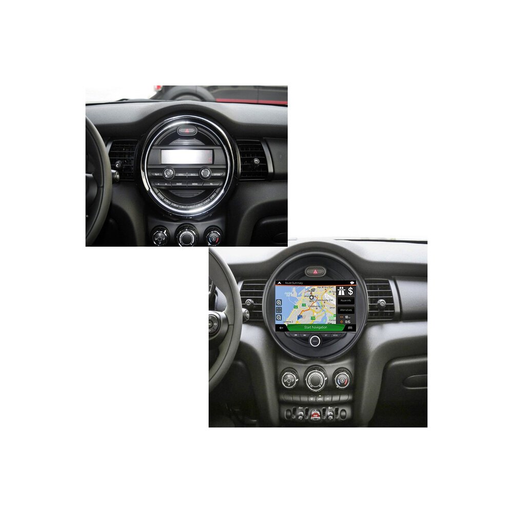 Rama Navigatie 9" cu cablaj si modul canbus compatibila Mini Cooper  F55, F56, F57  Cod: NV3105 / GR4 6