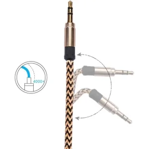Cablu auxiliar audio, DYW08, 3.5mm, 1.5 metri