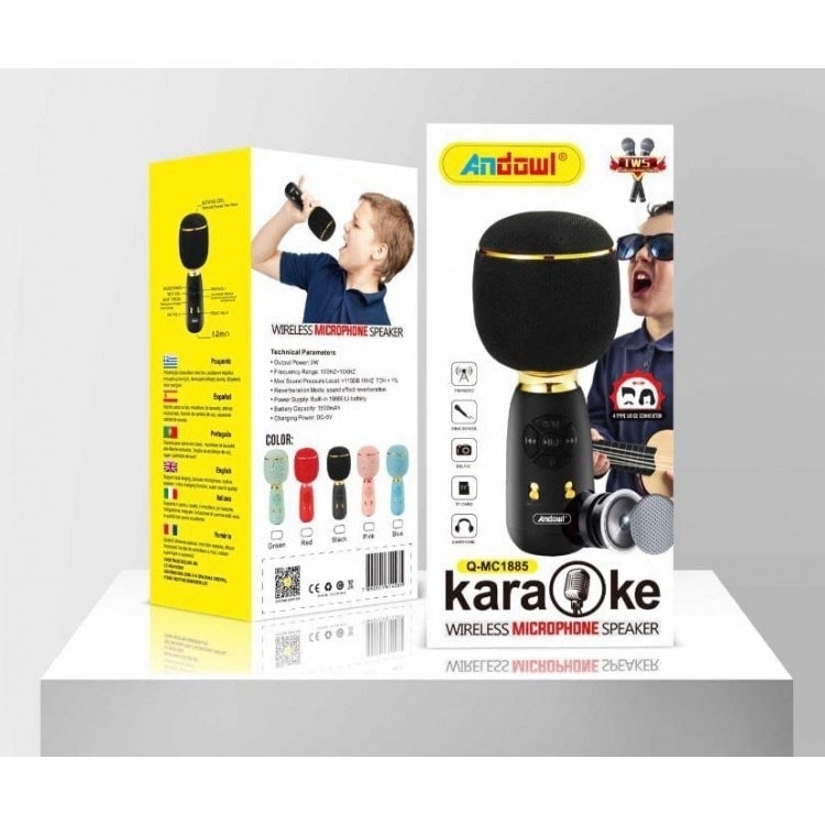 Microfon Karaoke Andowl MC1885, BT, 5 modele 7