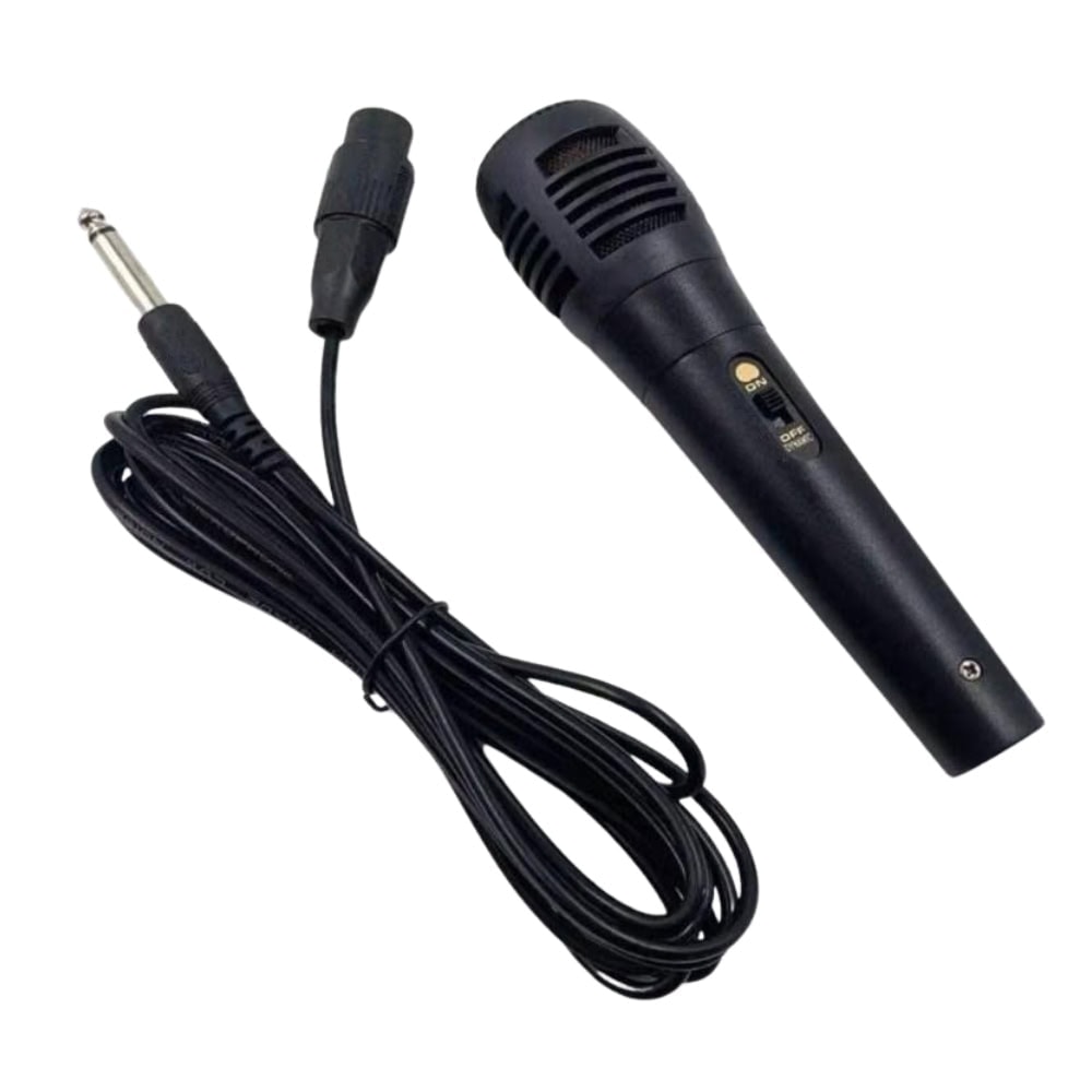 Microfon cu fir MIC544, dinamic, jack 6.5mm, karaoke, 1+1 gratis 2