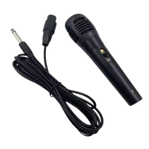 Microfon cu fir MIC544, dinamic, jack 6.5mm, karaoke, 1+1 gratis