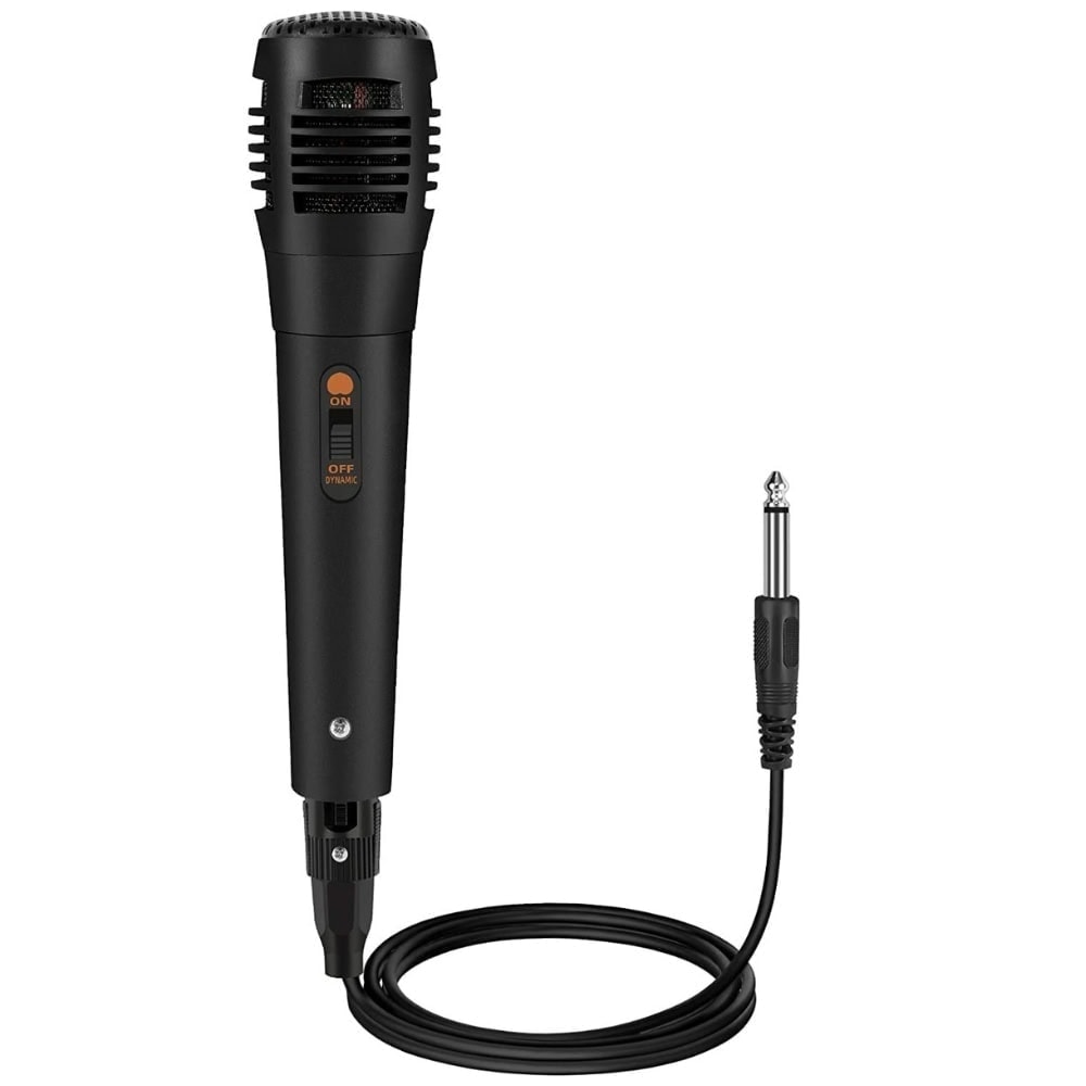Microfon cu fir MIC544, dinamic, jack 6.5mm, karaoke, 1+1 gratis 6