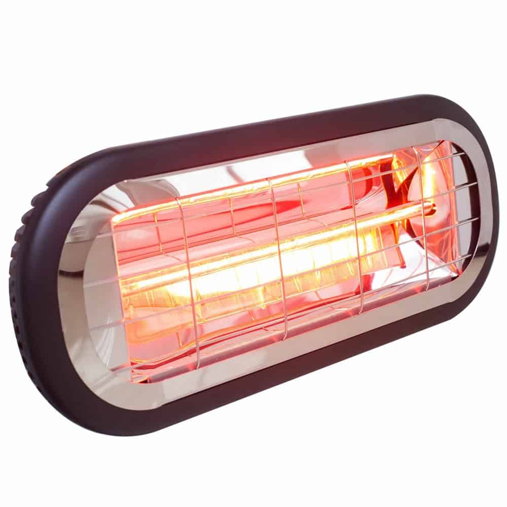 Incalzitor terasa electric, realizat din aluminiu si inox, cu halogen, tehnologie infrarosu, 2000 W,  IP65, 460 x 190 x 75 mm 2