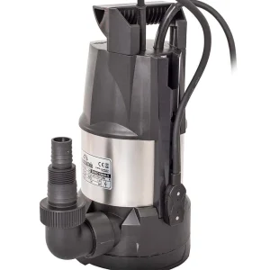 ​Pompa submersibila ape curate Wasserkonig, motor electric, corp motor inox, senzor electronic de nivel, 800 W, debit maxim 13500  l/ora, inaltimea maxima de refulare 9 m