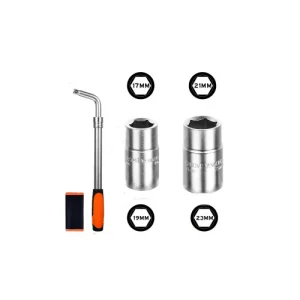 Set cheie roata premium telescopica cu 2 capete  17x19mm / 21x23mm Cod: KNG-133151