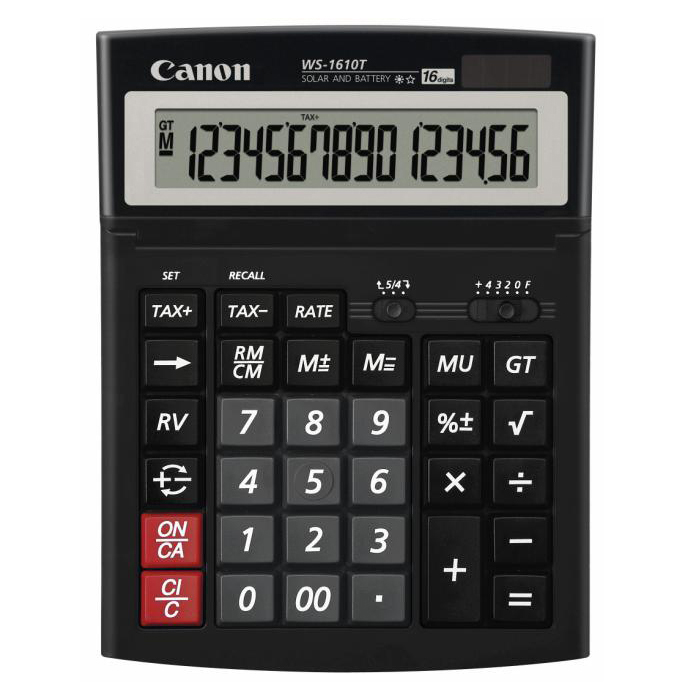 Calculator de birou cu 16 digits CANON WS-1610T