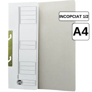 Dosar pentru incopciat, coperta 1/2, carton alb, STIL