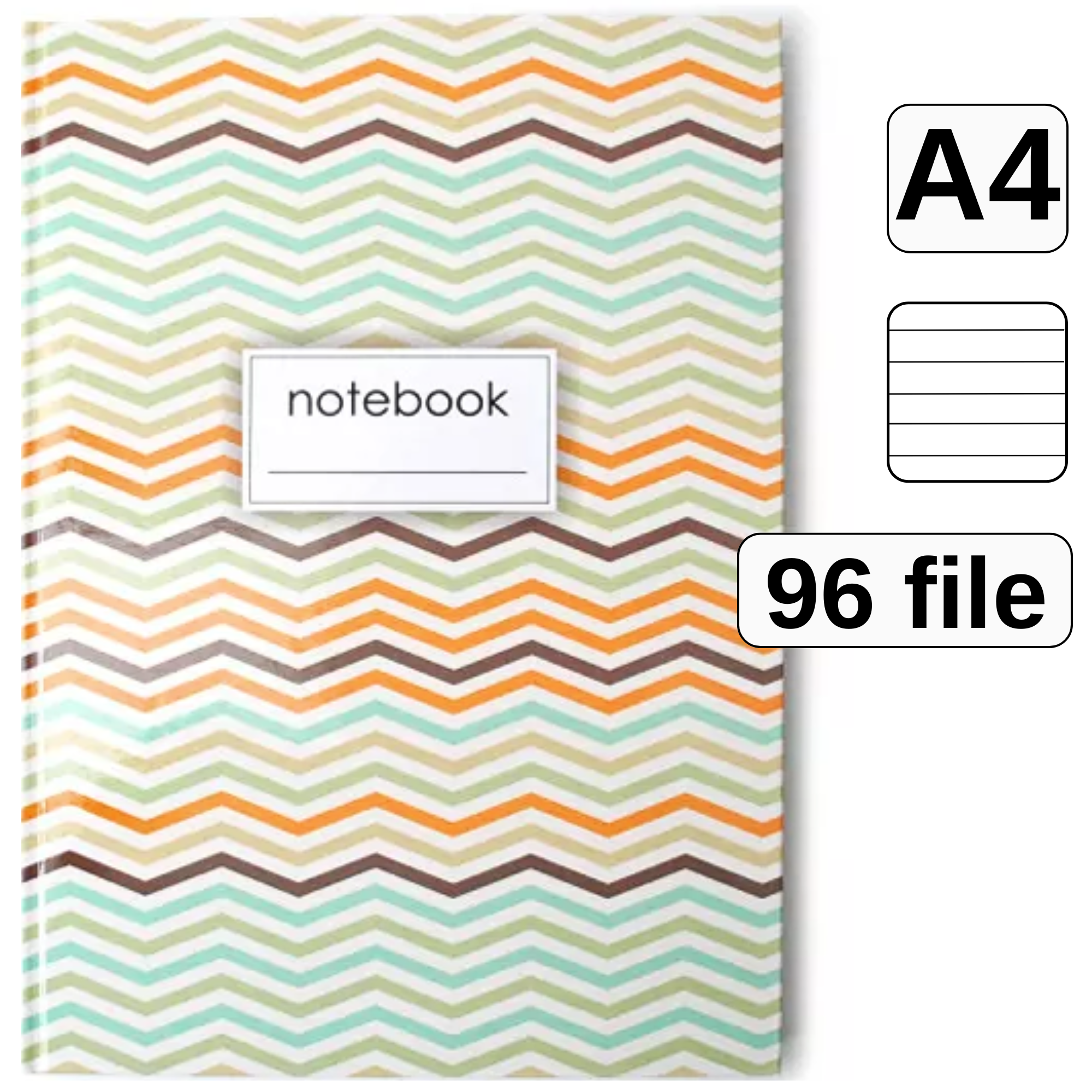 Registru A4, 96 file, cartonat, dictando, ARHI DESIGN