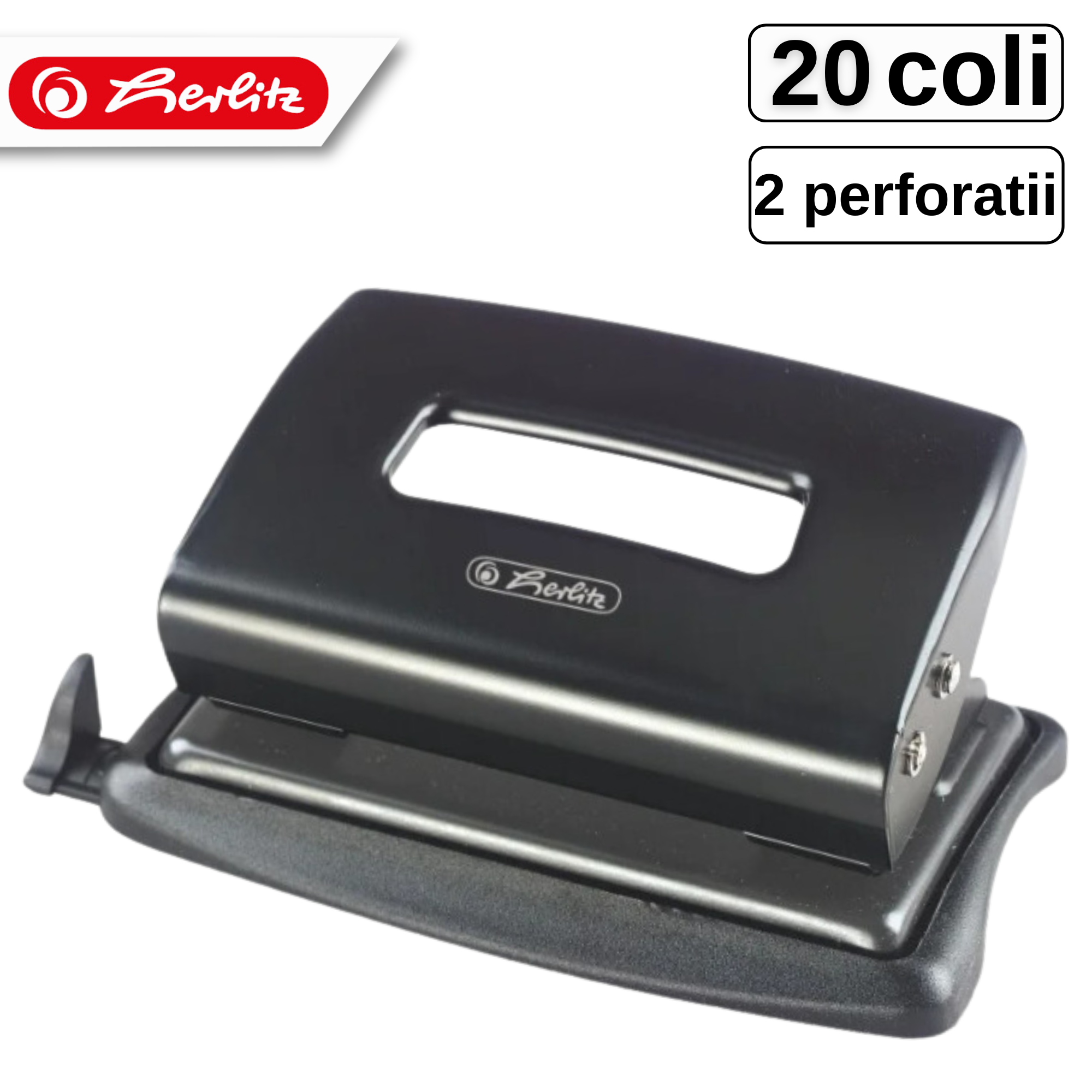 Perforator metalic, HERLITZ, 20 coli