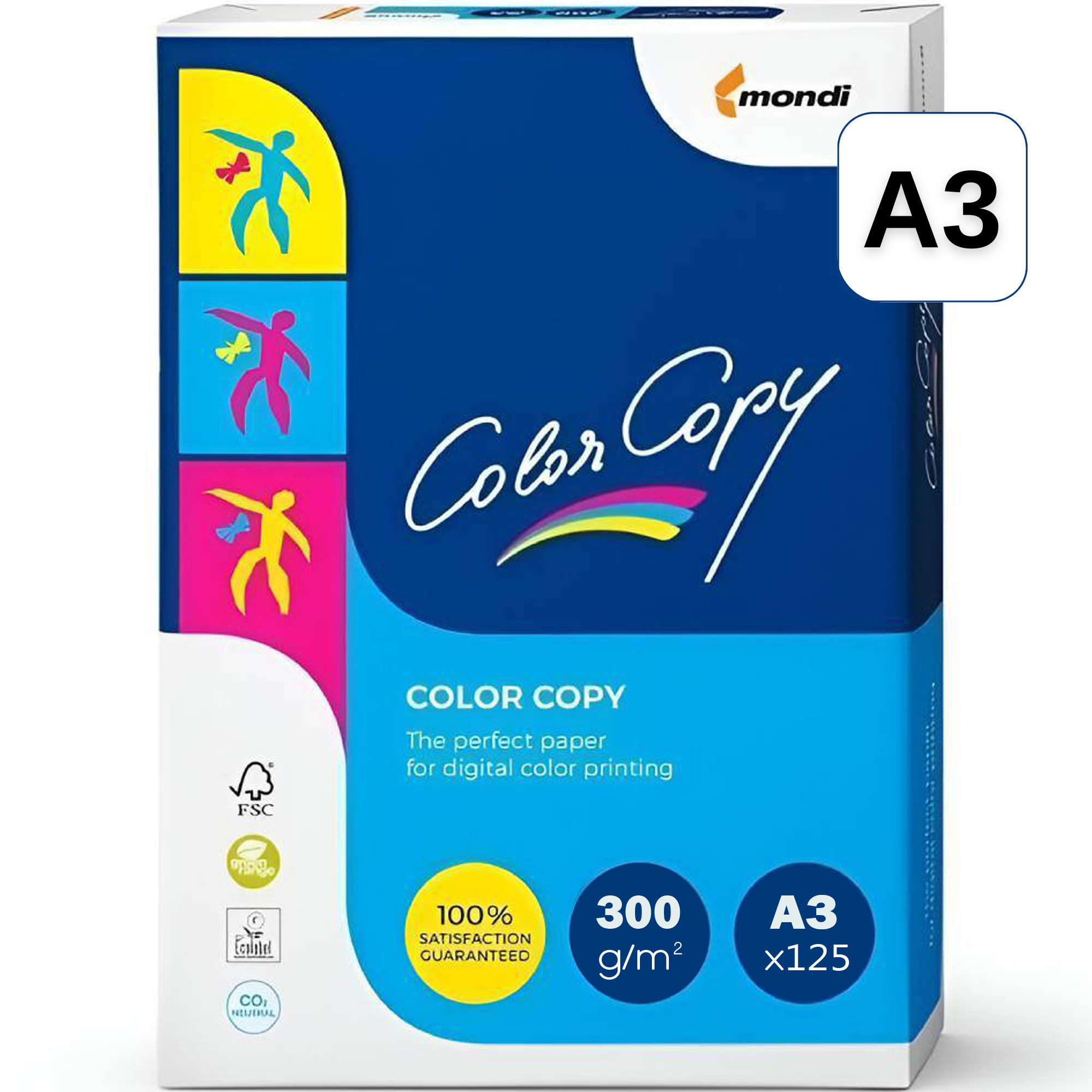 Hartie COLOR COPY, A3, 300 g/mp, 125 coli/top