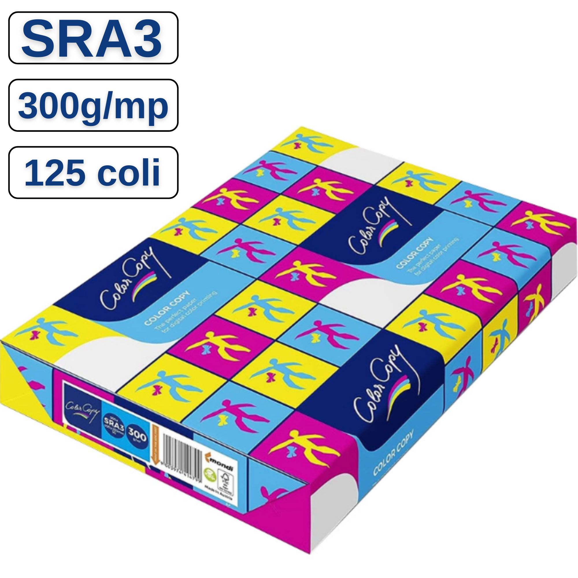 Hartie COLOR COPY, SRA3, 300 g/mp, 125 coli/top